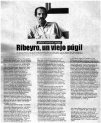 Ribeyro, un viejo púgil