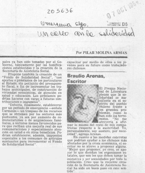 Un careo con la solidaridad