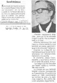 Seudónimos
