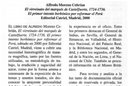 El virreinato del marqués de Castelfuerte, 1724-1736 : el primer intento borbónico por reformar el Perú