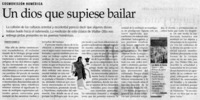 Un Dios que supiese bailar