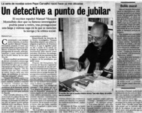 Un detective a punto de jubilar.