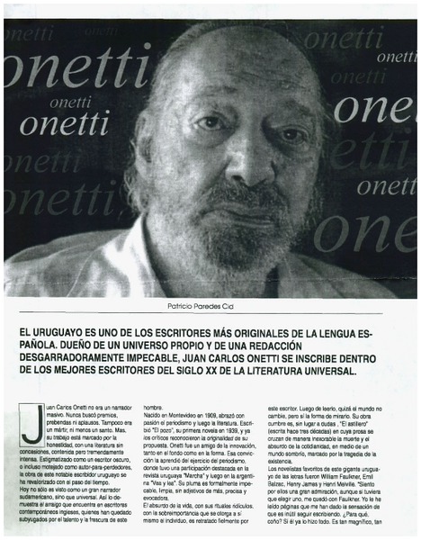 Juan Carlos Onetti