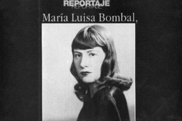 María Luisa Bombal la de Amores intangibles  [artículo] Pilar Segovia