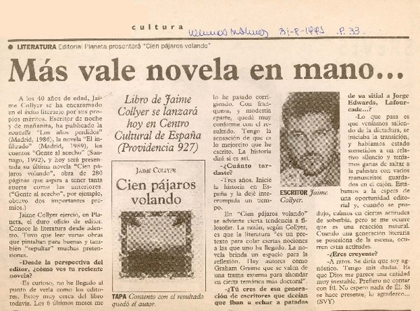 Más vale novela en mano --