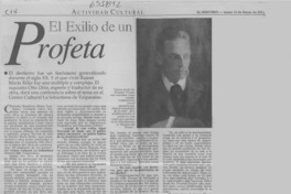El exilio de un profeta  [artículo]