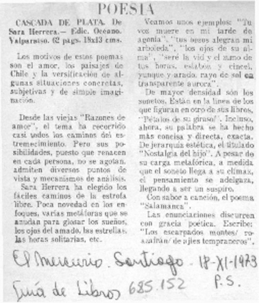 Poesía.