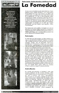 La fomedad.  [artículo]