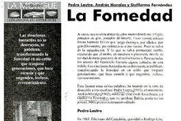 La fomedad.  [artículo]