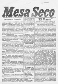 Mesa Seco  [artículo].