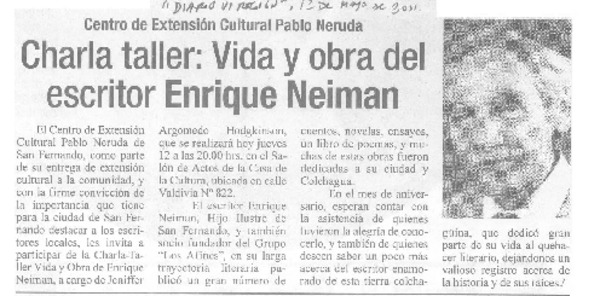 Charla taller  [artículo].
