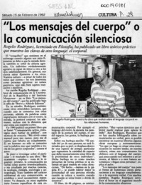 "Los Mensajes del cuerpo" o la comunicación silenciosa  [artículo].