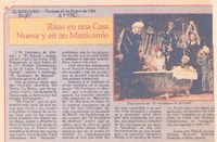 Risas en una casa nueva y un manicomio.