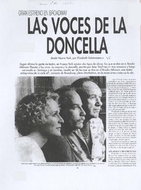Las voces de la doncella Las voces de la doncella