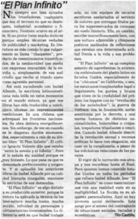 "El plan infinito" "El plan infinito"