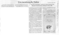Un cuentista de Talca Un cuentista de Talca