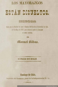 Los mayorazos están disueltos