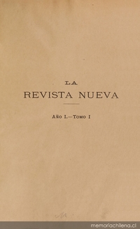La Revista nueva: año 1, tomo I, abril-julio de 1900