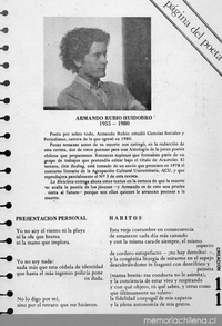 Armando Rubio Huidobro 1955-1980
