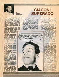 Giaconi superado : entrevista imaginaria