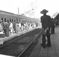 Estación de ferrocarril, hacia 1940