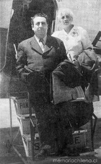 Pablo de Rokha y su esposa Winett