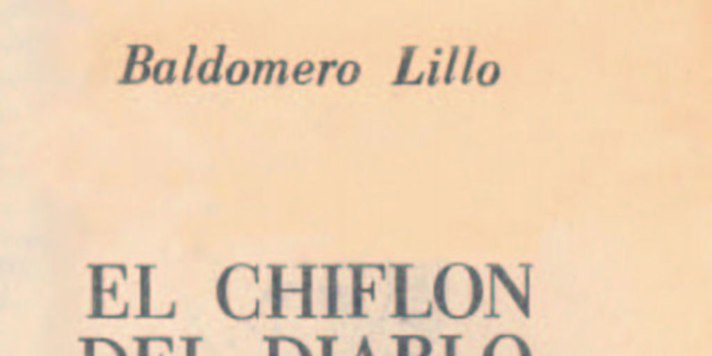 Chiflón del diablo y otros relatos