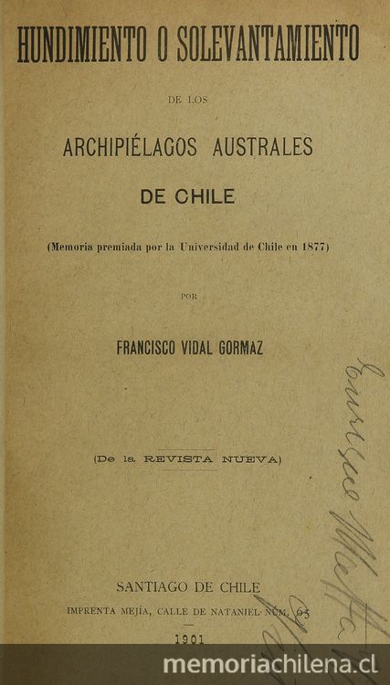 Hundimiento o solevantamiento de los archipiélagos australes de Chile