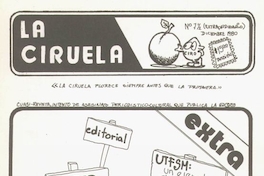 La Ciruela : n° 7 1/2, diciembre de 1980