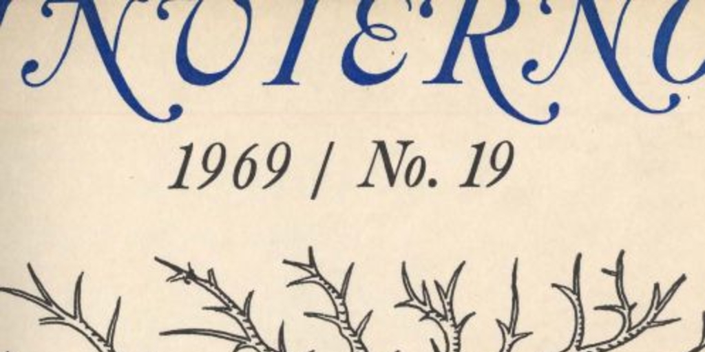 Mapocho : n° 19, invierno 1969