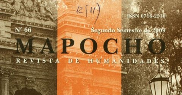 Mapocho: n° 66, segundo semestre de 2009