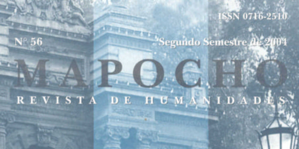 Mapocho : n° 56, Segundo semestre, 2004