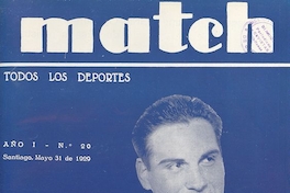 Match: año 1, número 20, 31 de mayo de 1929