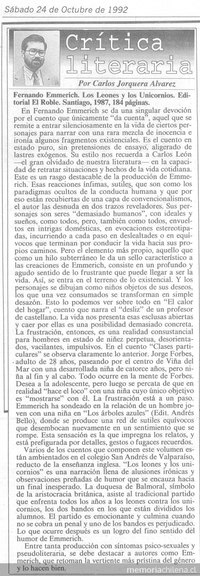 Fernando Emmerich. Los leones y los unicornios
