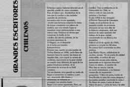 Grandes escritores chilenos : Max Jara (1886-1965)