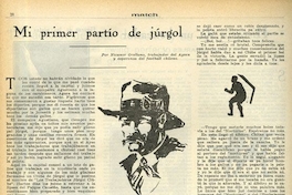"Mi primer partío de júrgol"