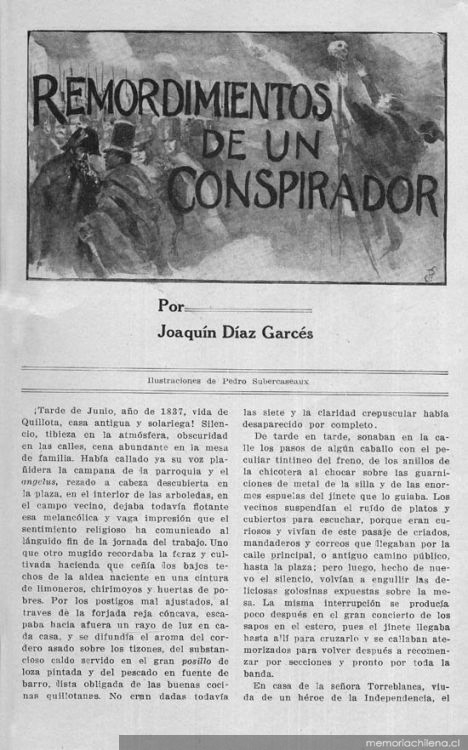 Remordimientos de un conspirador