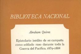 Carta, 1879, San Bernardo, Chile a Luciano Quiroz, Quillota, Chile