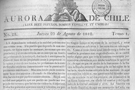 Aurora de Chile, periódico ministerial y político