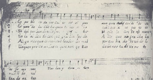 Tiple El día del corpus, siglo 18