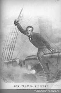 Don Ernesto Riquelme (Guardiamarina de la Corbeta Esmeralda), 1852-1879