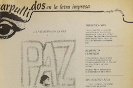 Sarpullidos en la letra impresa