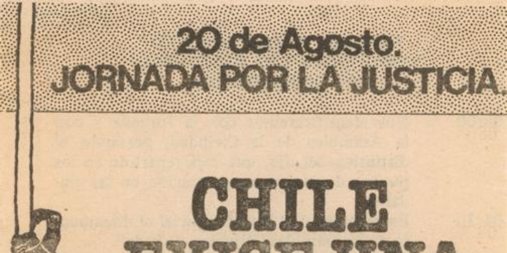 Jornada por la justicia, 1983-1988