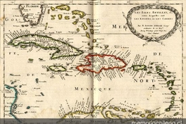 Les isles Antilles, etc., entre les quelles sont les Lucayes, et les Caribes, 1657