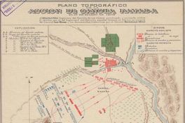 Plano topográfico de la acción de Cancha Rayada, 1818