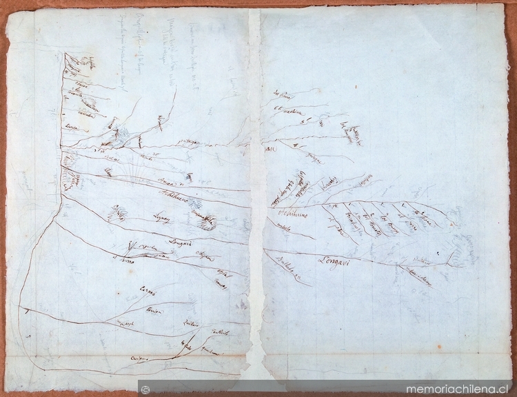 A rough plan of the land and harbour near the mouth of de RiverConcón, 1839