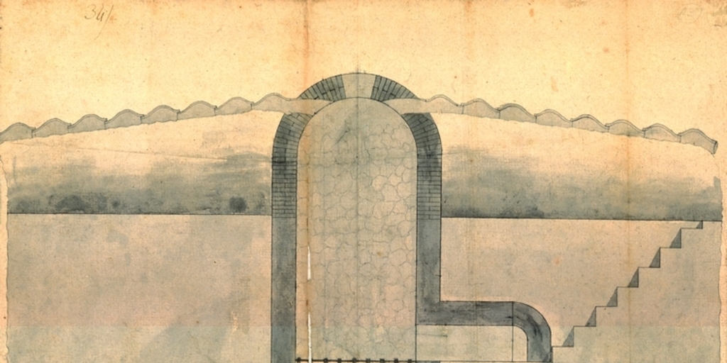 Diseño de horno para la fundición de azogue en el mineral de La Jarilla, 1764