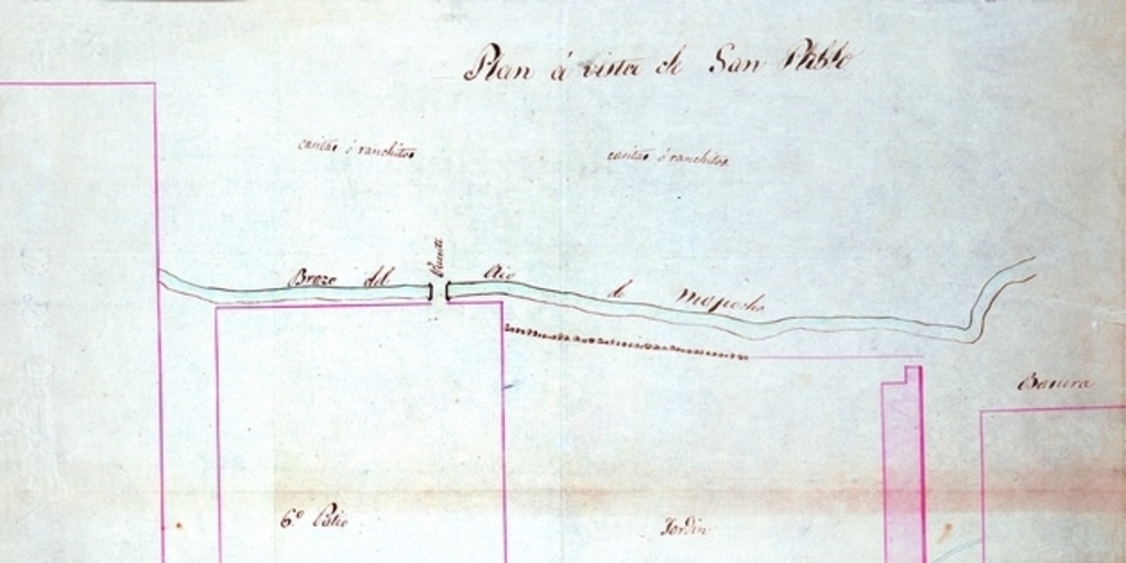 Edificio de la Escuela Industrial de Santiago, en el local del colegio de San Pablo, 1824