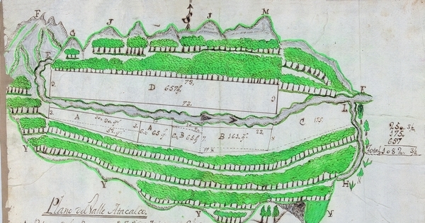 Plano del Valle de Atacalco, Chillán, 1807
