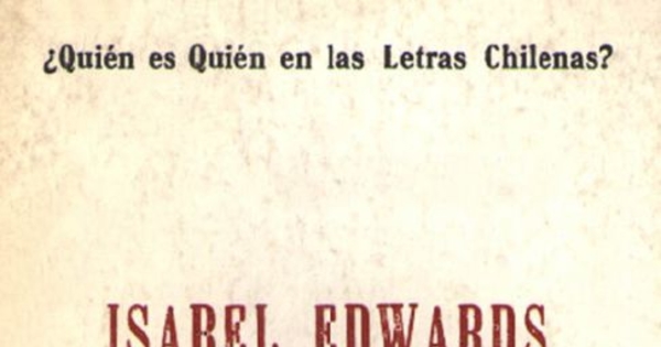 Quien es quien en las letras chilenas